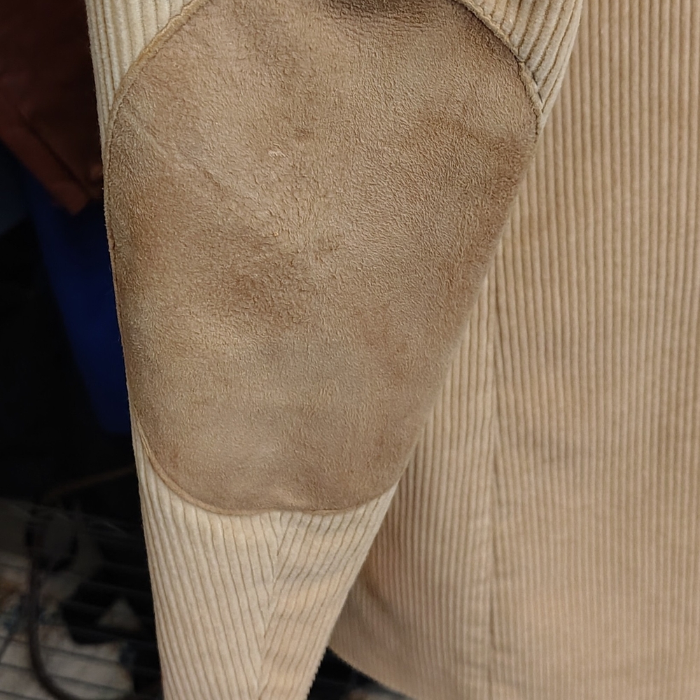 Tan Corduroy Jacket with Suede Elbow Patches